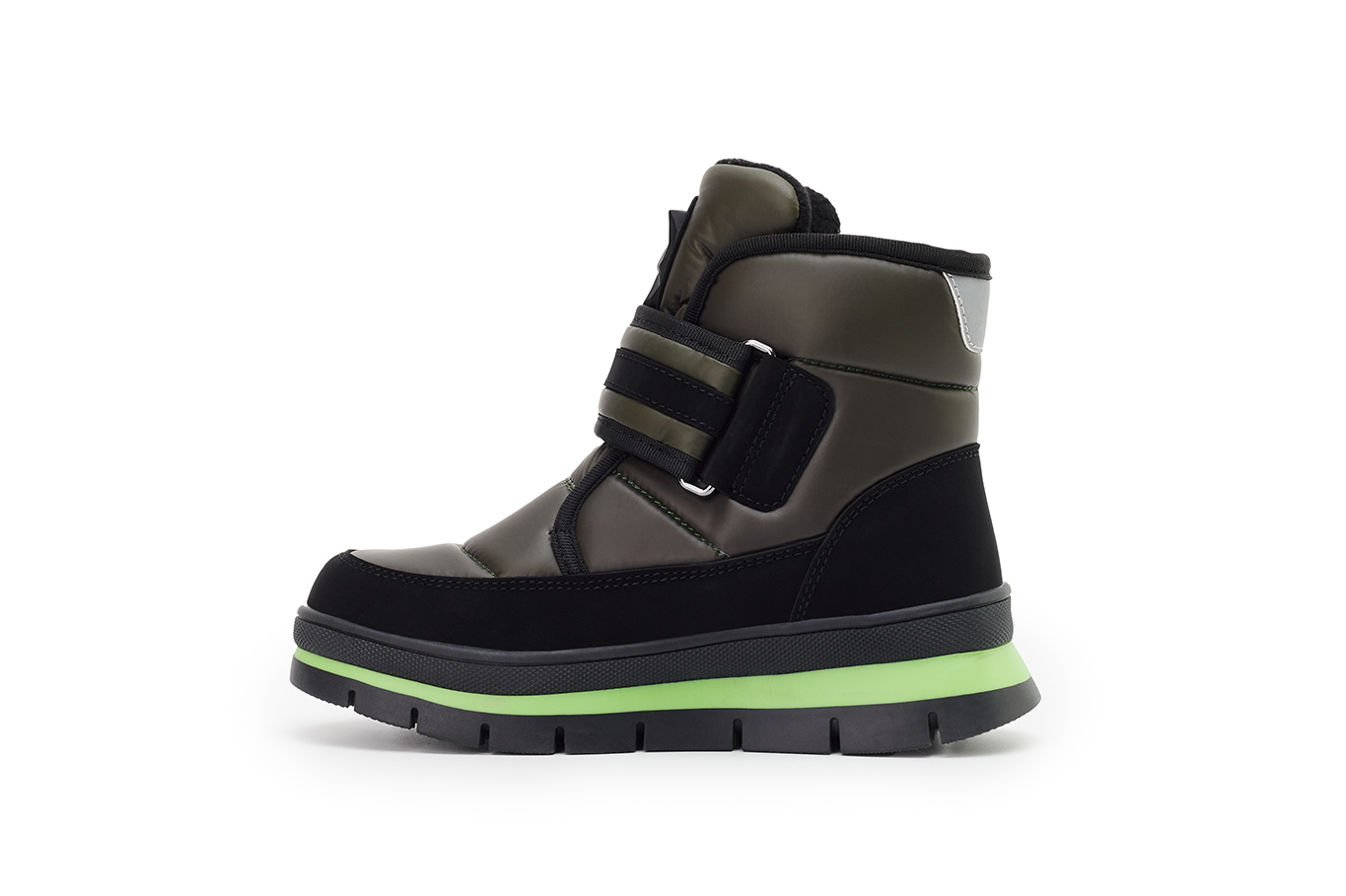 Ботинки 35210KB-1209 зеленый термохром, фото 3